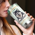 thumbnail image 4 of Alaskan Malamute Mother Book Lover Living That Dog Mom Life Happy Mother's Day 20oz Stainless Steel Tumbler Insulated Cup with Lid Alaska Mal Dog Lovers Gifts - 03004, 4 of 5
