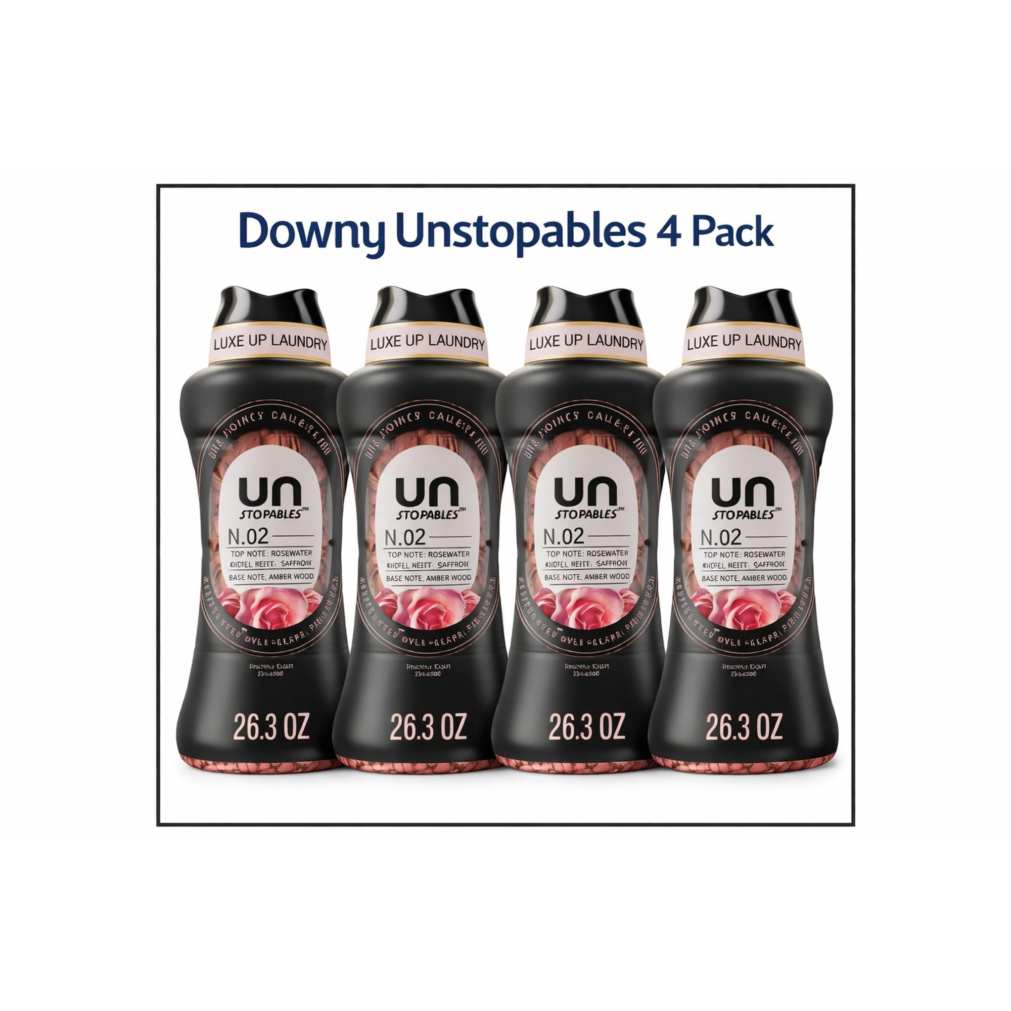 Downy Unstopables Unlimited Collection Scent Booster Beads, No. 2, 26.3 oz, 4 Pack (Free Shipping)