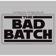 thumbnail image 2 of Girl's Star Wars: The Bad Batch Classic Logo  Graphic Tee Athletic Heather X Small, 2 of 5