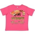 thumbnail image 3 of Inktastic Mommy Loves Me Cute Red Panda Boys or Girls Toddler T-Shirt, 3 of 5