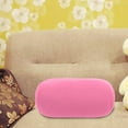 thumbnail image 4 of Deluxe Tube Microbead Bolster Pillow with Removable Cover, Odorless & Flexible, Pink, 4 of 8