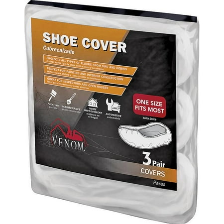 Medline VEN28100 Shoe Cover, 6-1/4 in L x 10-1/4 in W x 12-3/4 in H, Fabric per 24 PK 3