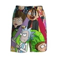 thumbnail image 4 of Rick And Morty Mens Swim Trunks Quick Dry Board Shorts With Mesh Lining, Beach Shorts Swimwear Bathing Suits, 4 of 7