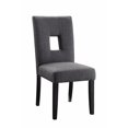thumbnail image 2 of Coaster Andenne Transitional Upholstered Dining Side Chair in Gray, 2 of 3