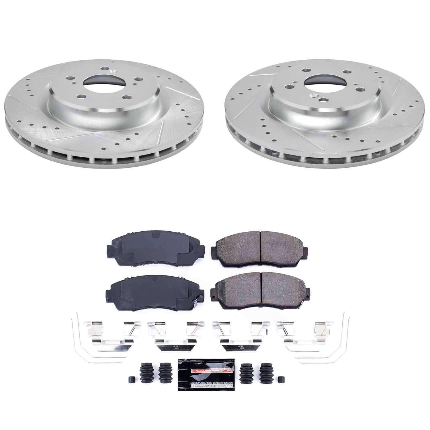 PowerStop Front Z23 Evolution Sport Brake Pad and Rotor Kit for Acura TLX 2021-25, K8930