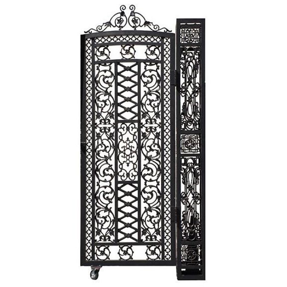 AFD Home 10544394 KC Right Side Aluminum Ped Gate, Black