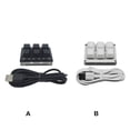 thumbnail image 4 of Methold Teclado para juegos de 6 botones para el hogar, Mini teclado USB portátil, copia a prueba de polvo, teclado programable, accesorios para Videojuegos y accesorios Blanco, 4 of 6