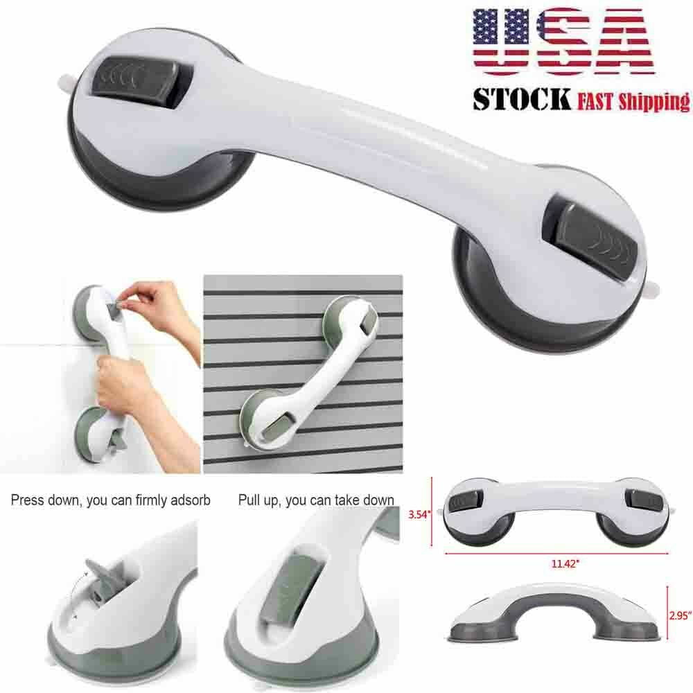 Modern-Life Grab Bars for Bathroom (1 Packs), 12" Suction Grab Bars for