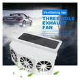 thumbnail image 5 of Car Exhaust Fan USB Rechargeable/solar Air Circulation Cooling and Heat Dissipation High Wind Power 3 Head Ventilation Fan ,Easy Installation, 5 of 7