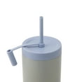 thumbnail image 3 of Thyme & Table 24oz Stainless Steel Auden Tumbler with Straw, Glacier Blue Ombre Shimmer, 3 of 7