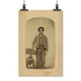 thumbnail image 2 of Print: African American Boy Standing Beside Chair, circa 1861-1870, 2 of 4