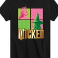 thumbnail image 3 of Wicked - Glinda and Elphaba Logo - Boys Toddler and Youth Short Sleeve Graphic Tee, 3 of 5