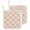 Beige, variant on Black Grey Stripes Pot Holders for Kitchen Heatproof Potholder, 2 Pack Modern Vertical Lines Geometric Minimalist Hot Pads Multipurpose Oven Pads Terry Cloth Potholders Trivet for Cooking and Baking