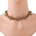 thumbnail image 3 of Mujer Señora Simple Moda Personalidad Collar corto Accesorios de joyería (Oro antiguo), 3 of 3