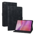 thumbnail image 2 of FJLBDE Case for Lenovo Tab One/Tab K9 2025 (TB-305FU) 8.7 inch, Embossed Flower PU Leather Flip Wallet Folio Stand Cover, Black, 2 of 7