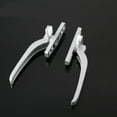 thumbnail image 4 of thinsony Window Handle Home Hardware Lever Casement Locking Handles Living Room Multicolored Decorative Cap White Gray Rustproof Right White, 4 of 8