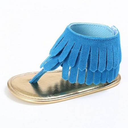 

Infant Sandal Tassels Summer Toddler Slipper Shoes - 0-18 Months