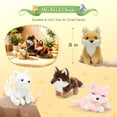 thumbnail image 5 of MorisMos 6 Pack Bulk Fox Stuffed Animal Set, Cute Stuffed Fox Plush Toys with Multi-Pose, 5 of 6