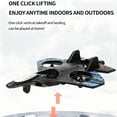 thumbnail image 7 of Rc Stunt Fighter Jet Toy, 2026 New Foam Remote Control Airplane with 360° Flips & Led Lights, Remote-Controlled Rc Fighter Jet Drone, for Beginners, Hristmas & Birthday Gift (Blue*1 Battery), 7 of 7