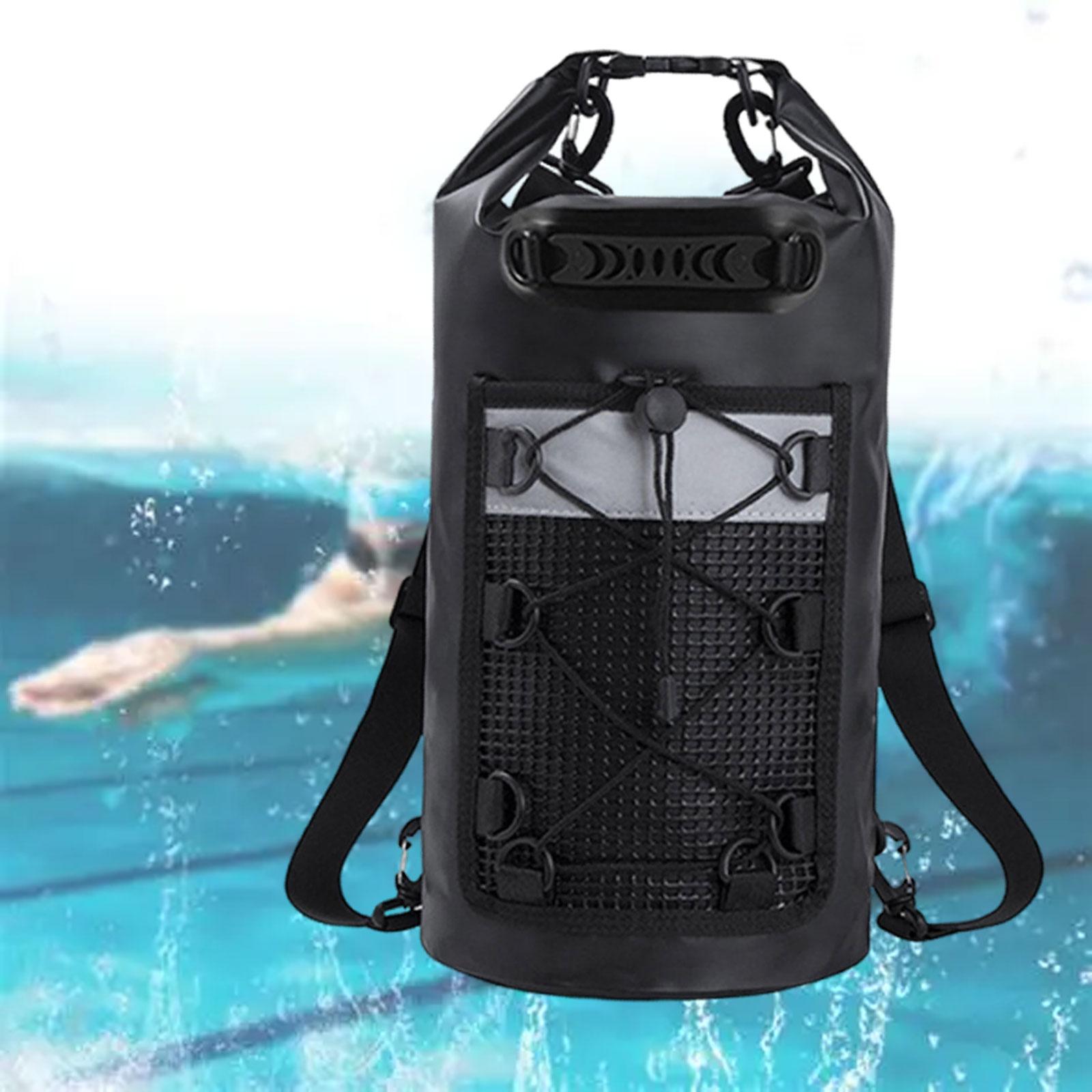 harayaa Dry Bag Comfortable Sturdy Keeps Gear Dry Large Capacity Lightweight Storage Bag Black