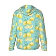 thumbnail image 3 of Sigee Yellow Lemon Print UPF50+ Men's Sun Protection Hoodie Shirt SPF UV Shirt Long Sleeve Fishing Outdoor Lightweight, S-3XL, 3 of 9