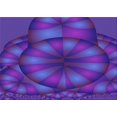 thumbnail image 1 of Ahgly Company Machine Washable Indoor Rectangle Transitional ly Purple Area Rugs, 2' x 4', 1 of 7