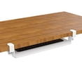 thumbnail image 2 of Stand Up Desk Store Plateau de Clavier Compact à Pince Rétractable et Ajustable/plateau de Clavier sous le Bureau / Augmente le Confort et l'Espace de Bureau Utilisable / pour Desks Up to 1.5 Pouces (24.5 Pouces x 11.5 Pouces) (Blanc) (Petit), 2 of 4