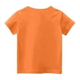 thumbnail image 5 of Frwgonr Big Girls T-shirts Short Sleeves Blouse Crewneck Birthday Graphic Summer Kids Tee Tops 2-15 Years, Orange, 5 of 5