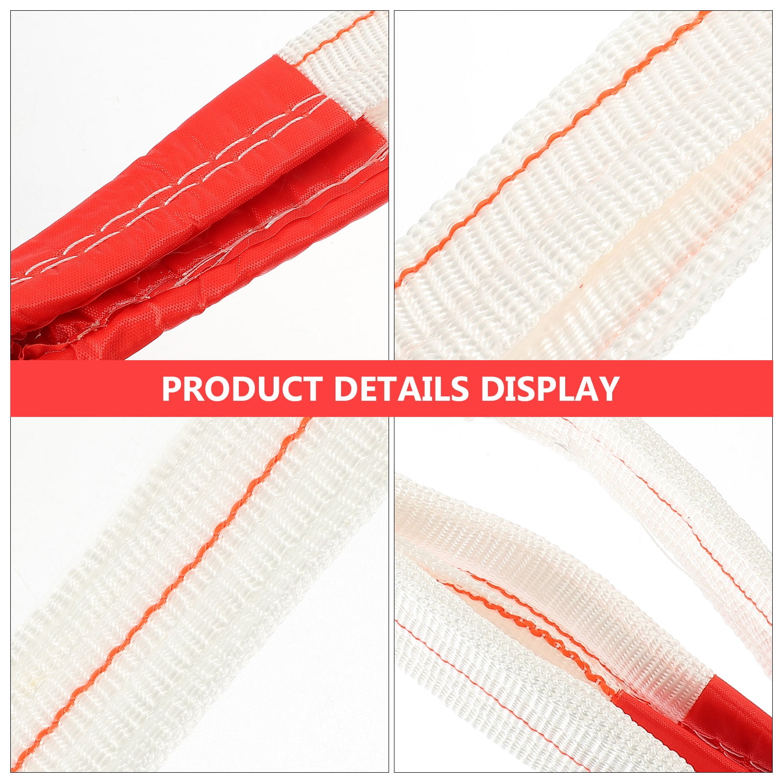ELAYARD Set of 2 Lightweight Polypropylene Lift Sling Straps for Crane and Heavy Duty Lifting Applications
