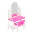 thumbnail image 4 of Tocador con silla BuyWeekMX para casa de muñecas diseño aerodinámico, 4 of 9