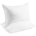 thumbnail image 3 of Bed Pillows Standard/Queen Size Set of 2 - Original Soft Down Alternative Pillow for Sleeping - Soft Support for Back, Stomach or Side Sleepers, 3 of 7