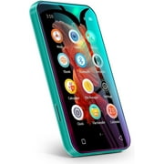 TIMMKOO 72GB MP3 Player with Bluetooth, 4.0" Full Touchscreen Mp4 Player with Speaker, Portable Hifi Sound Mp3 Music Player with Bluetooth, Supports up to 512GB TF Card (Blue)