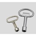 thumbnail image 3 of Eigraketly Válvula de agua del grifo de 2 piezas, llave Triangular, llave de Control eléctrico, cerradura de armario, elevador, Metro, trenes, llave Artesanía L Eigraketly GJ4107-01, 3 of 6