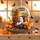 thumbnail image 3 of Decoraciones de Halloween, adornos de Halloween, regalos de Halloween, decoración colgante de lectura espeluznante de Halloween, decoración del hogar, decoración colgante navideña, un adorno ornamenta, 3 of 6