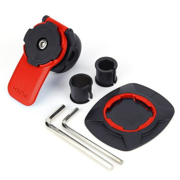 Soporte de teléfono para motocicleta y bicicleta, accesorio de bloqueo cuádruple, resistente a los golpes, para manillar