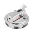 thumbnail image 4 of Qiilu Stainless Steel Flush Pull Hatch Latch Slam Latch for RV Marine Boat RV, Hatch Latch Lock, Slam Latch, 4 of 6