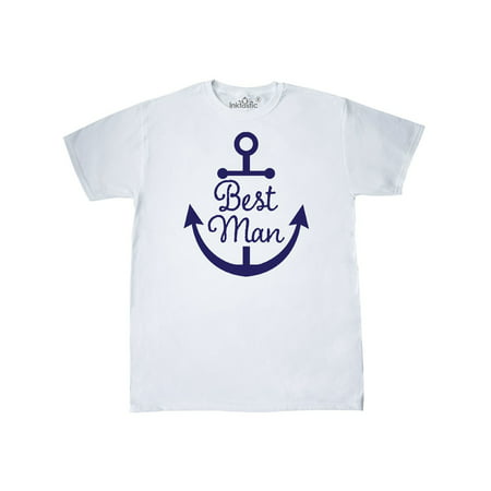 Best Man Wedding Party anchor T-Shirt (Best Menu For Wedding Reception)