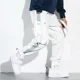 thumbnail image 4 of Pantalones negros tipo harén de otoño estilo hip hop para hombre, pantalones cargo para hombre, ropa blanca al por mayor, ropa técnica, algodón de alta calidad, baratos, 4 of 5