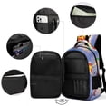 thumbnail image 3 of Phineas And Ferb Backpacks Lightweight Casual Bookbags Travel Daypack Bookbags for Camping Hiking, 3 of 8