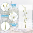thumbnail image 3 of Flor Artificial Uxcell para Centros de Mesa con Velas Flotantes, Flores Artificiales de Orquídea Blancas, Paquete de 12, 3 of 5