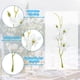 thumbnail image 3 of Flor Artificial Uxcell para Centros de Mesa con Velas Flotantes, Flores Artificiales de Orquídea Blancas, Paquete de 12, 3 of 5