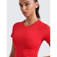 thumbnail image 4 of Remera CRZ YOGA sin costuras corta de manga corta rojo intenso XS, 4 of 4