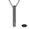 thumbnail image 1 of Urna para mascotas de acero de titanio, colgante minimalista de Perfume, collar, botellas de almacenamiento de cenizas conmemorativas, joyería de moda, 1 of 5
