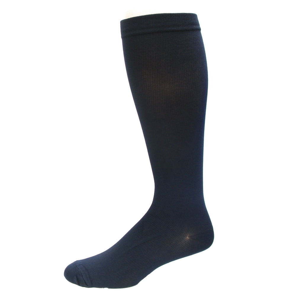Medipeds Mild Compression Over The Calf Socks 2 Pair, Navy, M9-12.5