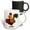 Multicolor, variant on 3drose, Cute Funny Rooster Chicken Bowling Cartoon, 11oz Two-tone Blue Mug