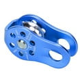 thumbnail image 1 of Small Rope Pulleys, High Strength 20kN Single Pulley for Rock Climbing System with Ball Bearings, Lightweight Durable, 1 of 8