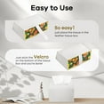 thumbnail image 3 of LZLINGMEI Tissue Box Cover Holder Compatible with Disposable Paper Hand Towels, Leather Paper Towel Dispenser for Tabletop, Bathroom,Office, 3 of 13