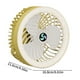 thumbnail image 3 of Camping Fan With LED Light Rechargeable Battery Fan 1200mAh Powered Fan Tent Fans With Hook 3 Speed Portable USB Desk Fans For Camping Tent And Home, 3 of 8