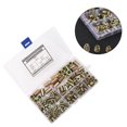 thumbnail image 3 of Galvanized Furniture Nut Set, Furniture Hex Socket Screw Insert Durable Hex Thread Insert Nut, Color Plated Nut Set Cabinets For Furniture Wardrobes Sofas, 3 of 8