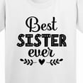 thumbnail image 4 of Inktastic Best Sister Ever Youth T-Shirt, 4 of 5